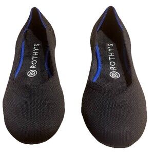 Rothy's The Flat Women's Shoes Size 8 Round Toe Black Slip On Lightweight